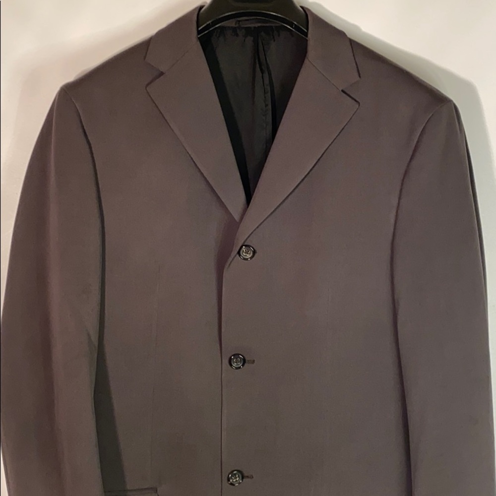 Jil Sander Olive virgin wool suit